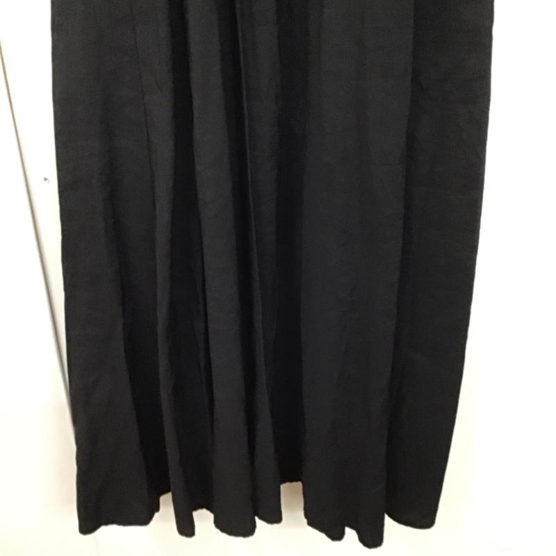 セレクトモカ select MOCA ワンピース ロングスカート 10007193 Vネック 半袖 FREE 無地 黒 / ブラック /  レディース USED 古着 中古 10130433