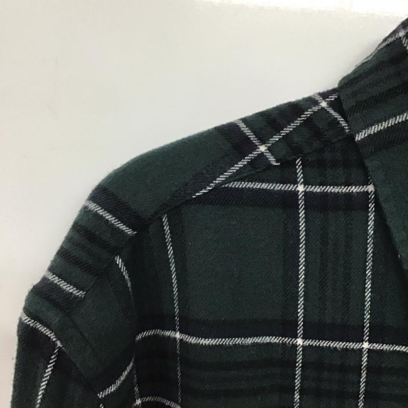 フリークスストア FREAK S STORE シャツ、ブラウス 長袖 長袖シャツ チェックシャツ カラーシャツ L チェック 緑 / グリーン /  メンズ USED 古着 中古 10142959