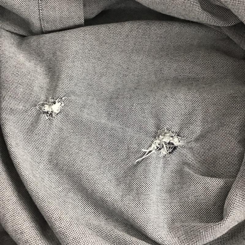 ポロバイラルフローレン Polo by RALPH LAUREN シャツ、ブラウス 長袖 長袖シャツ 無地シャツ カラーシャツ ボタンダウンシャツ XL ロゴ、文字 灰 / グレー /  メンズ USED 古着 中古 10141905