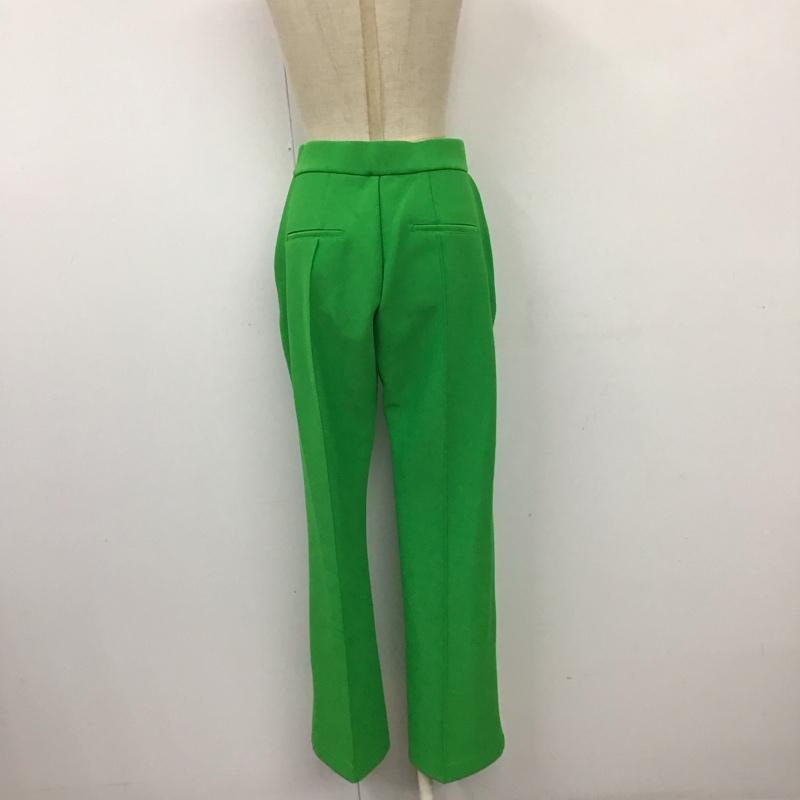 アズールバイマウジー AZUL BY MOUSSY ボトムス ボトムス 250FAC81-113H VENUS PANTS フレアパンツ M 無地 緑 / グリーン /  レディース USED 古着 中古 10121596