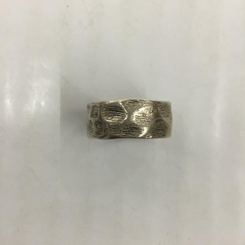 古着 USED アクセサリー 指輪 P5 SV95 シルバー たたき 14号 無地 銀 / シルバー /  メンズ USED 古着 中古 10106018