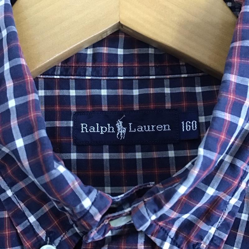 ラルフローレン RALPHLAUREN シャツ、ブラウス 長袖 ボタンダウンシャツ 160cm チェック マルチカラー / マルチカラー /  ボーイズ USED 古着 中古 10132433
