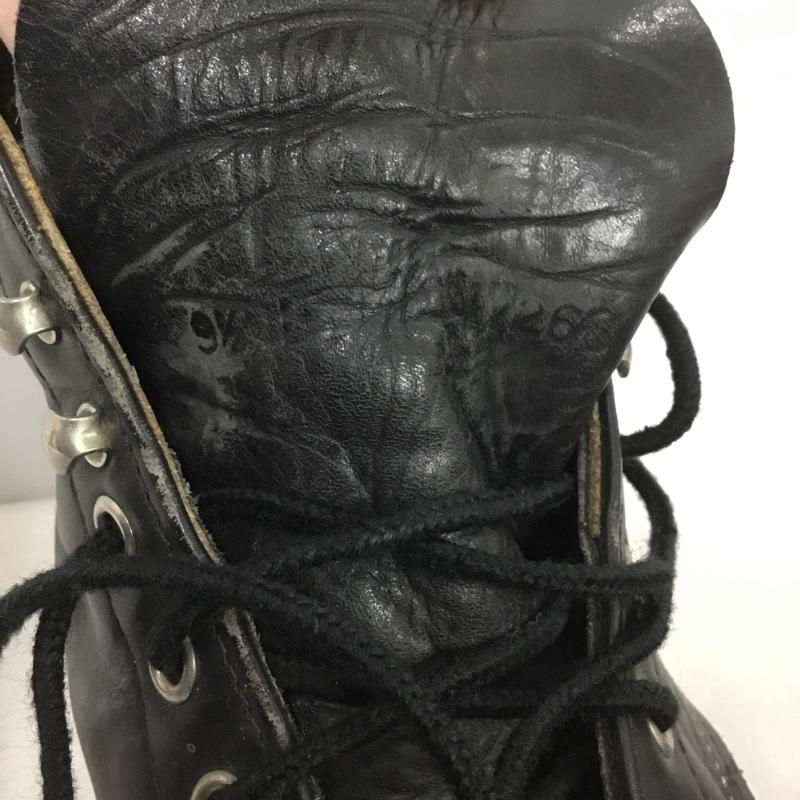 レッドウィング RED WING ブーツ ショートブーツ ワークブーツ 9.5 無地 黒 / ブラック /  メンズ USED 古着 中古 10140421