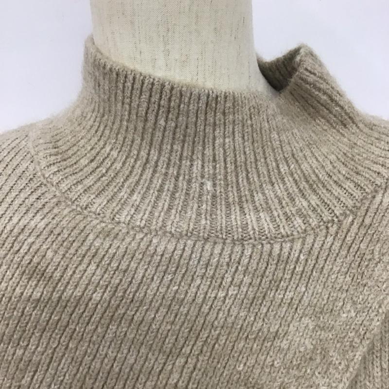 ローリーズファーム LOWRYS FARM ニット、セーター 長袖 ２WAYカサネスリット FREE 無地 ベージュ / ベージュ /  レディース USED 古着 中古 10128455