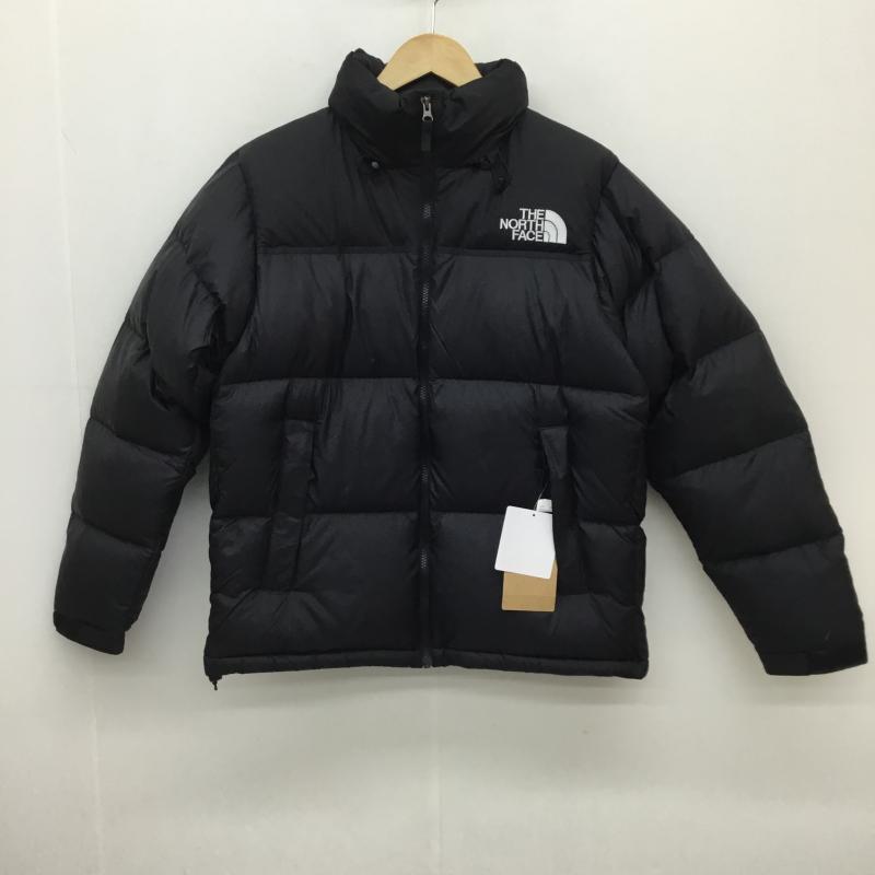 ザノースフェイス THE NORTH FACE ジャケット、上着 ダウンジャケット ND92335　NUPTSE JACKET　ヌプシ　ジャケット M ロゴ、文字 黒 / ブラック /  メンズ USED 古着 中古 10120965