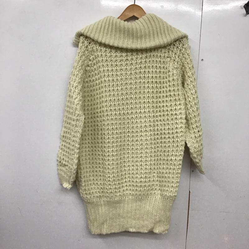 スコットクラブ SCOTCLUB カーディガン 長袖 無地 白 / ホワイト /  レディース USED 古着 中古 10142752