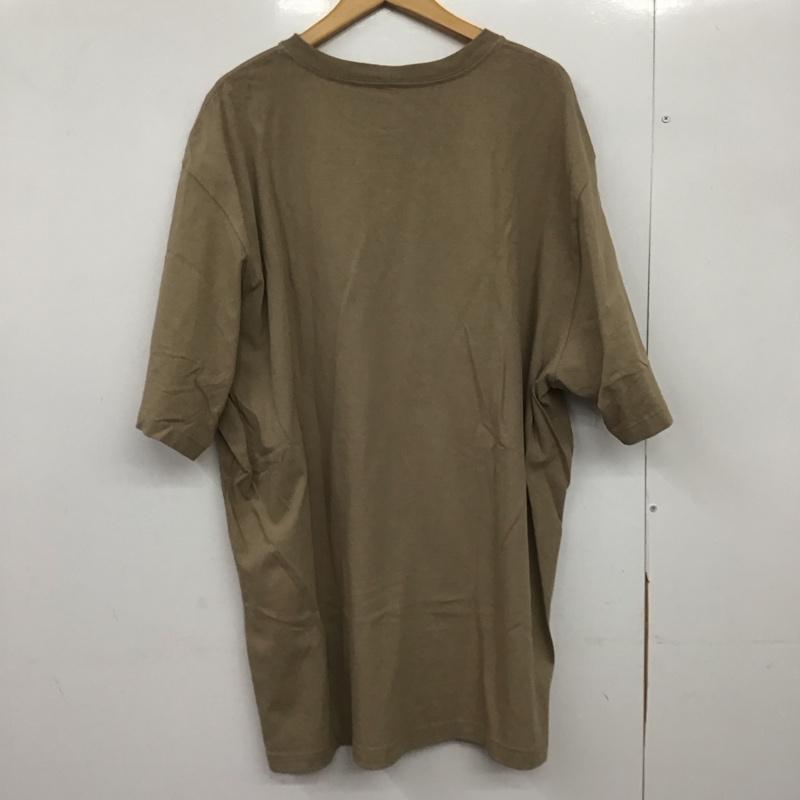 カーハート Carhartt Tシャツ 半袖 半袖カットソー プリントTシャツ クルーネックカットソー XL ロゴ、文字 ベージュ / ベージュ /  メンズ USED 古着 中古 10149280