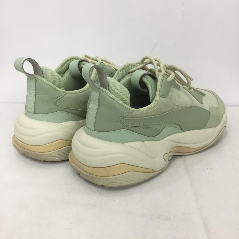 プーマ PUMA スニーカー スニーカー 368024 02 THUNDER DESERT WMNS 24.5cm 24.5cm ロゴ、文字 薄緑 / ライトグリーン /  レディース USED 古着 中古 10134540