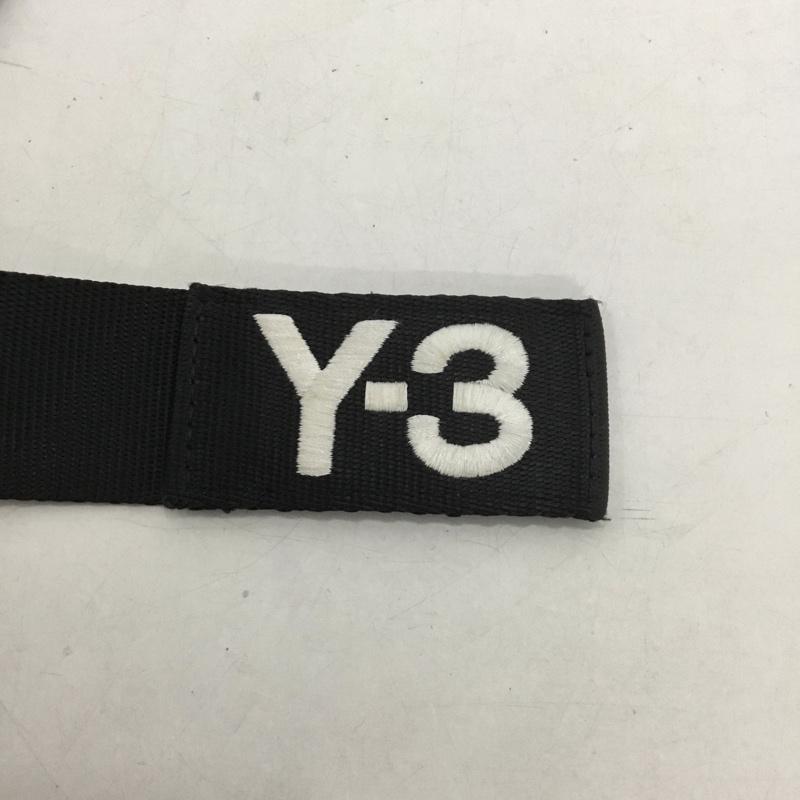 ワイスリー Y-3 ベルト・バックル ベルト Dリングベルト 刺繍 ロゴ、文字 黒 / ブラック /  メンズ USED 古着 中古 10137916