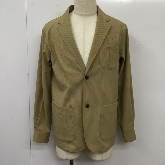 ナノユニバース nano・universe ジャケット、上着 ジャケット、ブレザー 668-3116212 LB03 シアサッカー2Bシャツジャケット カジュアルジャケット M ストライプ ベージュ / ベージュ /  メンズ USED 古着 中古 10119259