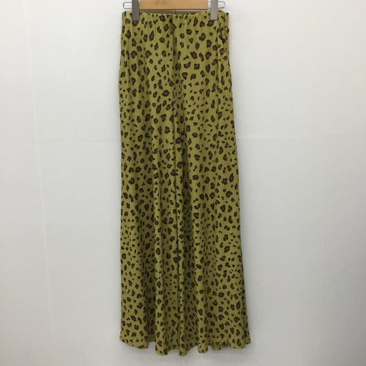 ジーナシス JEANASIS パンツ スラックス JS050734MW M 総柄 黄 / イエロー /  レディース USED 古着 中古 10134239