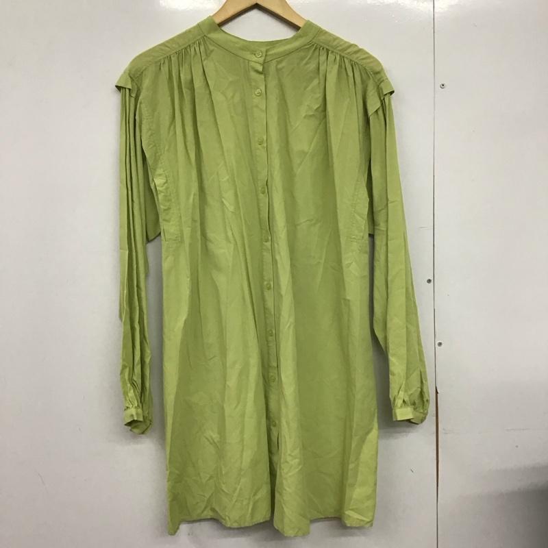 ローリーズファーム LOWRYS FARM シャツ、ブラウス 長袖 FREE 無地 薄緑 / ライトグリーン /  レディース USED 古着 中古 10151208