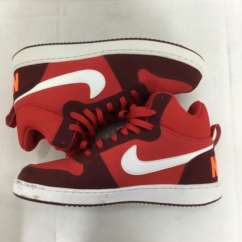 ナイキ NIKE スニーカー スニーカー 844885 600 COURT BOROUGH MID SL 27cm 27.0cm ロゴ、文字 赤 / レッド /  メンズ USED 古着 中古 10146875