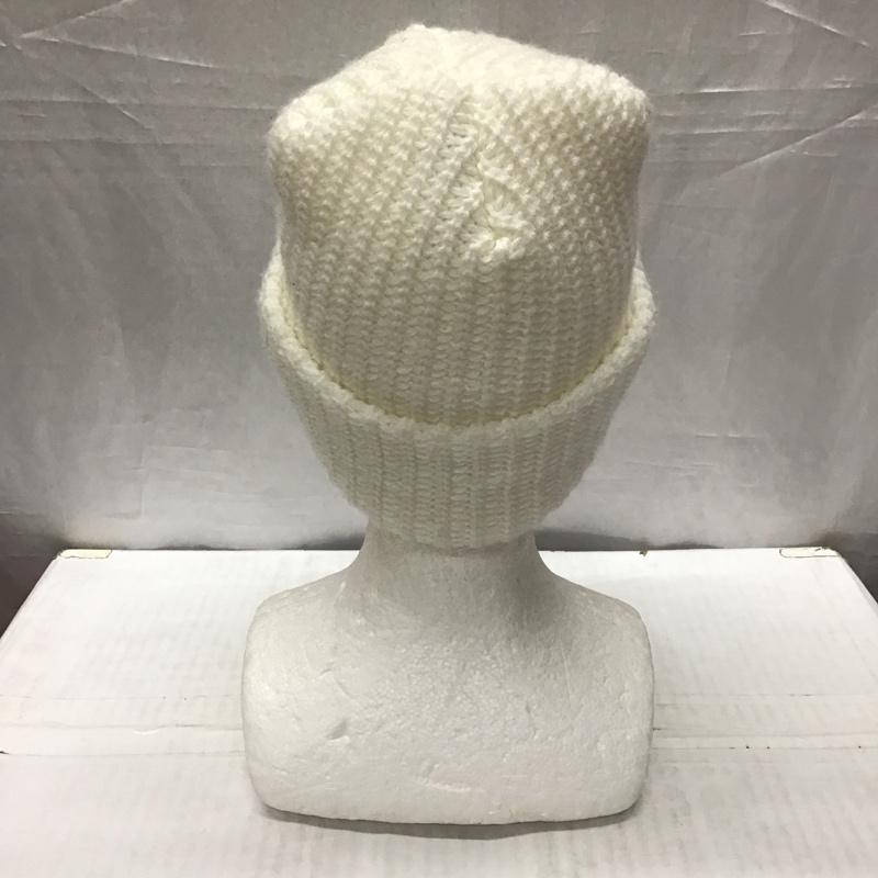 ニューヨークハット NEW YORK HAT 帽子 ニット帽 USA製 無地 白 / ホワイト /  メンズ USED 古着 中古 10120888