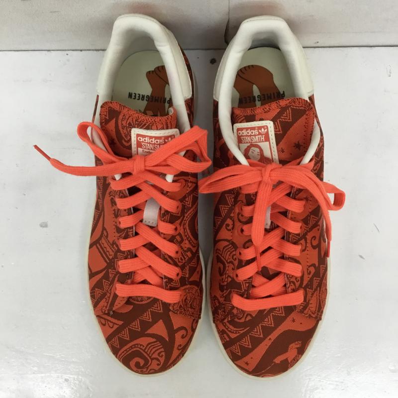 アディダス adidas スニーカー スニーカー HP5575 DISNEY モアナ スタンスミス 24.0cm 総柄 X キャラクター 橙 / オレンジ / X 白 / ホワイト /  レディース USED 古着 中古 10133473