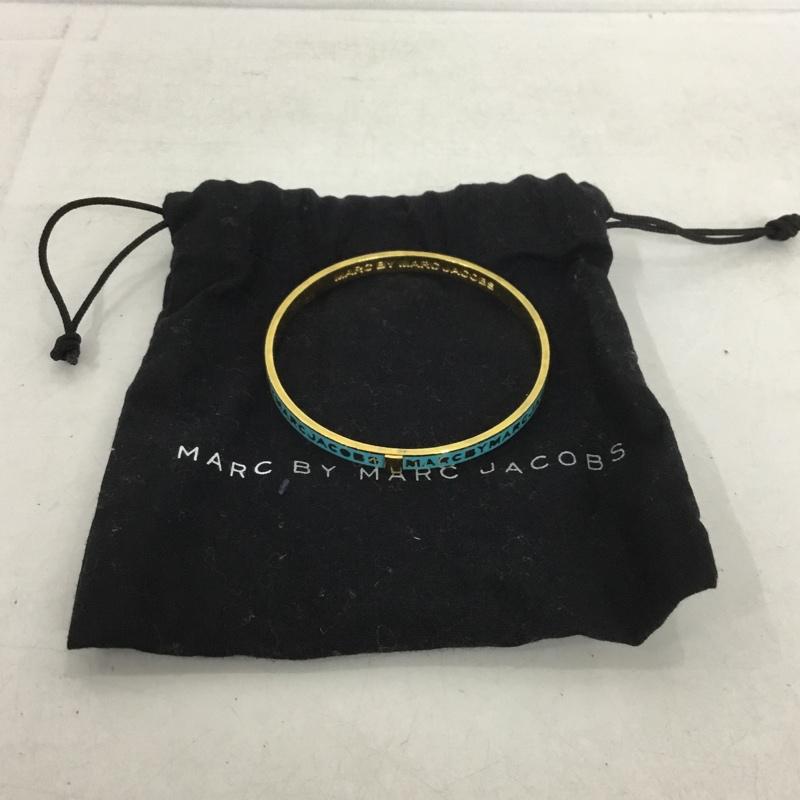 マークバイマークジェイコブス MARC by MARC JACOBS アクセサリー ブレスレット、バングル ロゴ、文字 金 / ゴールド / X 水色 / ライトブルー /  レディース USED 古着 中古 10137925
