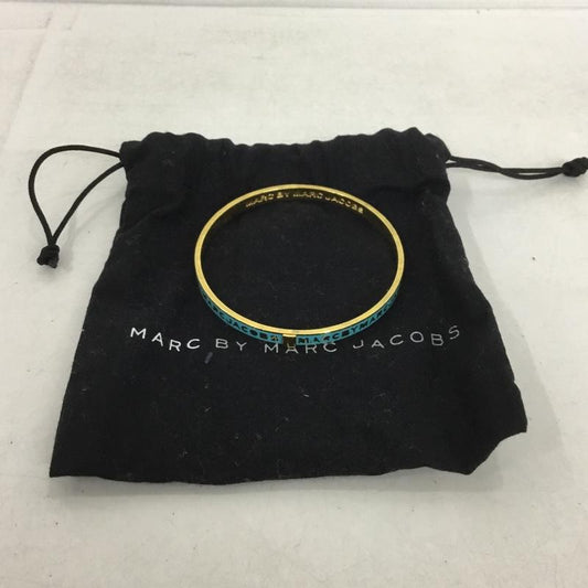 マークバイマークジェイコブス MARC by MARC JACOBS アクセサリー ブレスレット、バングル ロゴ、文字 金 / ゴールド / X 水色 / ライトブルー /  レディース USED 古着 中古 10137925