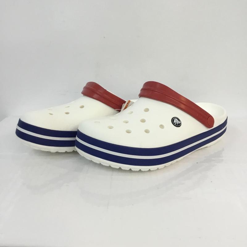 クロックス crocs サンダル サンダル CROCBAND 11016-11I 28cm 28.0cm 無地 白 / ホワイト /  メンズ USED 古着 中古 10125452