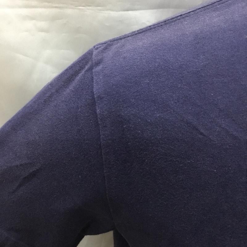 クライミー CRIMIE Tシャツ 半袖 半袖カットソー プリントTシャツ Vネックカットソー M 無地 紺 / ネイビー /  メンズ USED 古着 中古 10114599