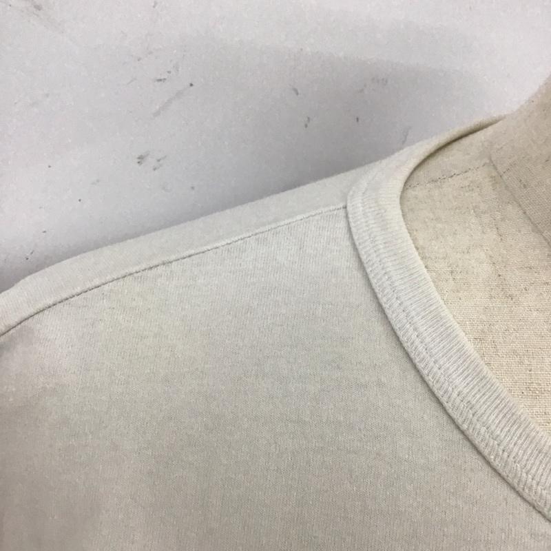 クーティー COOTIE Tシャツ 半袖 半袖カットソー プリントTシャツ クルーネックカットソー L 無地 白 / ホワイト /  メンズ USED 古着 中古 10118245