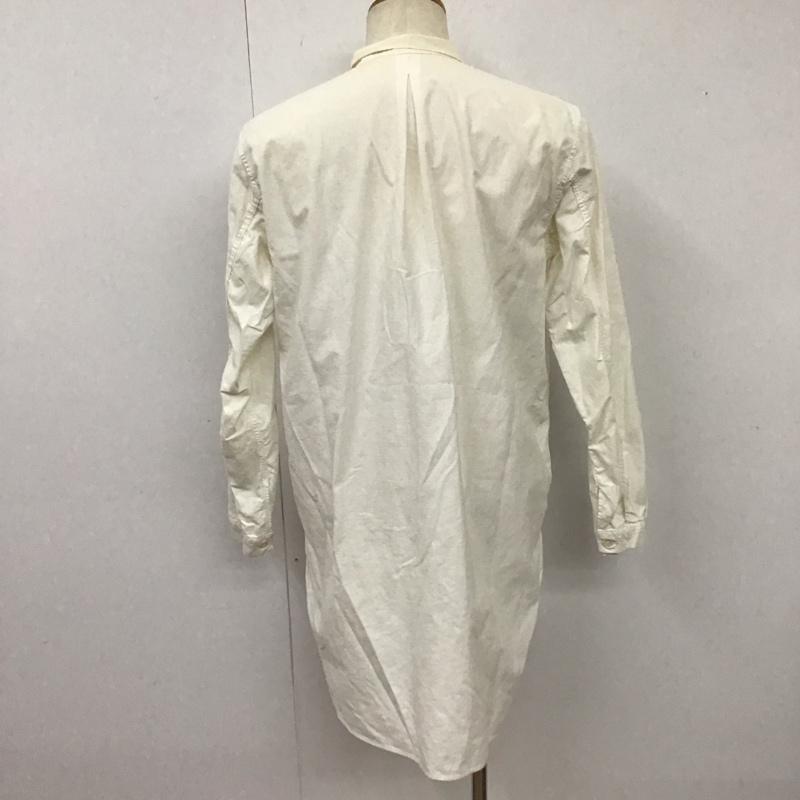 古着 USED シャツ、ブラウス 長袖 長袖シャツ カラーシャツ ポケットシャツ 長袖カットソー 40 無地 白 / ホワイト /  メンズ USED 古着 中古 10115341