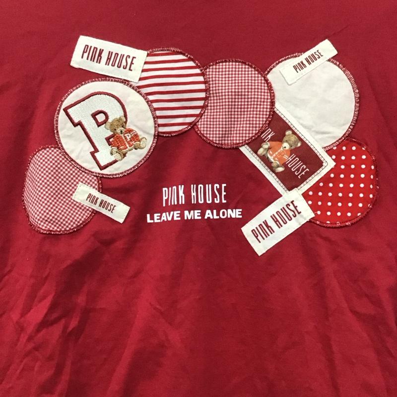 ピンクハウス PINK HOUSE Tシャツ 長袖 L 無地 赤 / レッド /  レディース USED 古着 中古 10143377