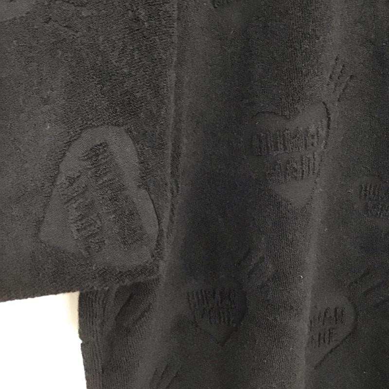 ヒューマンメード HUMAN MADE Tシャツ 半袖 半袖カットソー プリントTシャツ クルーネックカットソー XL ロゴ、文字 黒 / ブラック /  メンズ USED 古着 中古 10140565