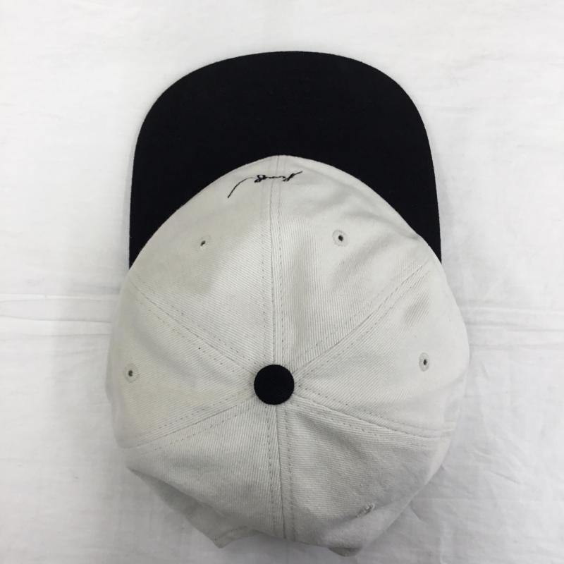 ハフ HUF 帽子 キャップ FORMLESS SCRIPT 6 PANEL ロゴ、文字 白 / ホワイト / X 黒 / ブラック /  メンズ USED 古着 中古 10130866