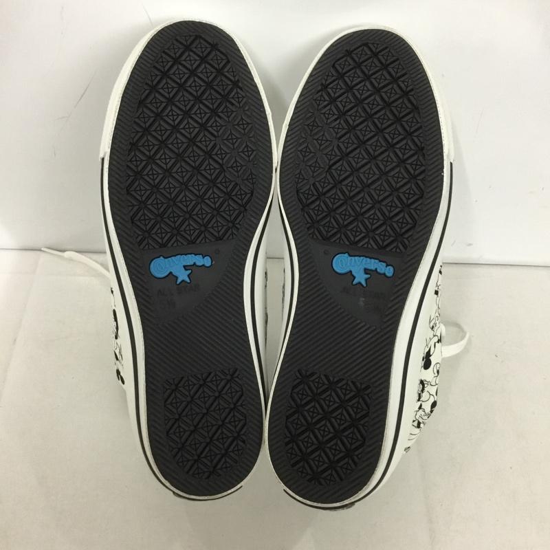 コンバース CONVERSE スニーカー スニーカー 1CK590 ALL STAR 100 ミッキーマウス Disney 24.5cm 箱有 24.5cm キャラクター 白 / ホワイト / X 黒 / ブラック /  レディース USED 古着 中古 10145587