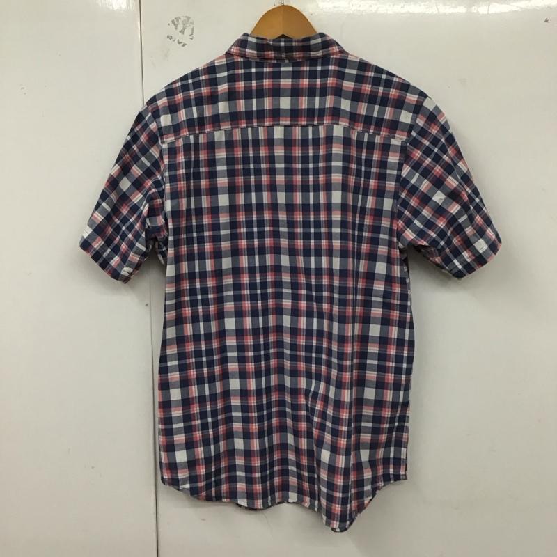 コロンビア Columbia シャツ、ブラウス 半袖 半袖シャツ チェックシャツ ボタンダウンシャツ L チェック マルチカラー / マルチカラー /  メンズ USED 古着 中古 10129653
