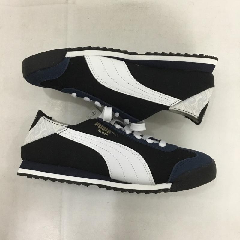 プーマ PUMA スニーカー スニーカー 398332-03 ROMA VERSATILE MULE 23.5cm 箱有 23.5cm ロゴ、文字 黒 / ブラック / X 白 / ホワイト / X 紺 / ネイビー /  レディース USED 古着 中古 10151177