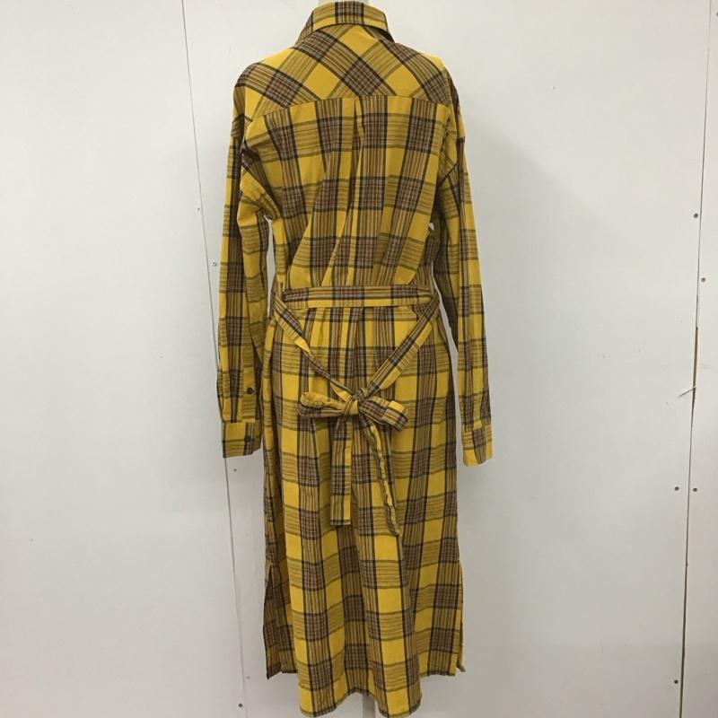 マウジー MOUSSY ワンピース ロングスカート 029csg30-0130 長袖シャツワンピース チェックワンピース ロングワンピース FREE チェック マルチカラー / マルチカラー /  レディース USED 古着 中古 10113706