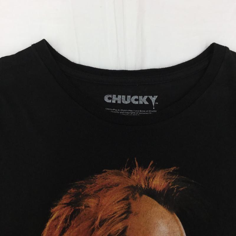 ユーズドクロージング used clothes Tシャツ 半袖 ムービーTシャツ　チャイルドプレイ　チャッキー XXL キャラクター 黒 / ブラック /  メンズ USED 古着 中古 10127272