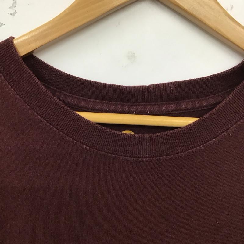 カーハート Carhartt Tシャツ 半袖 M 無地 えんじ / ワインレッド /  メンズ USED 古着 中古 10128555
