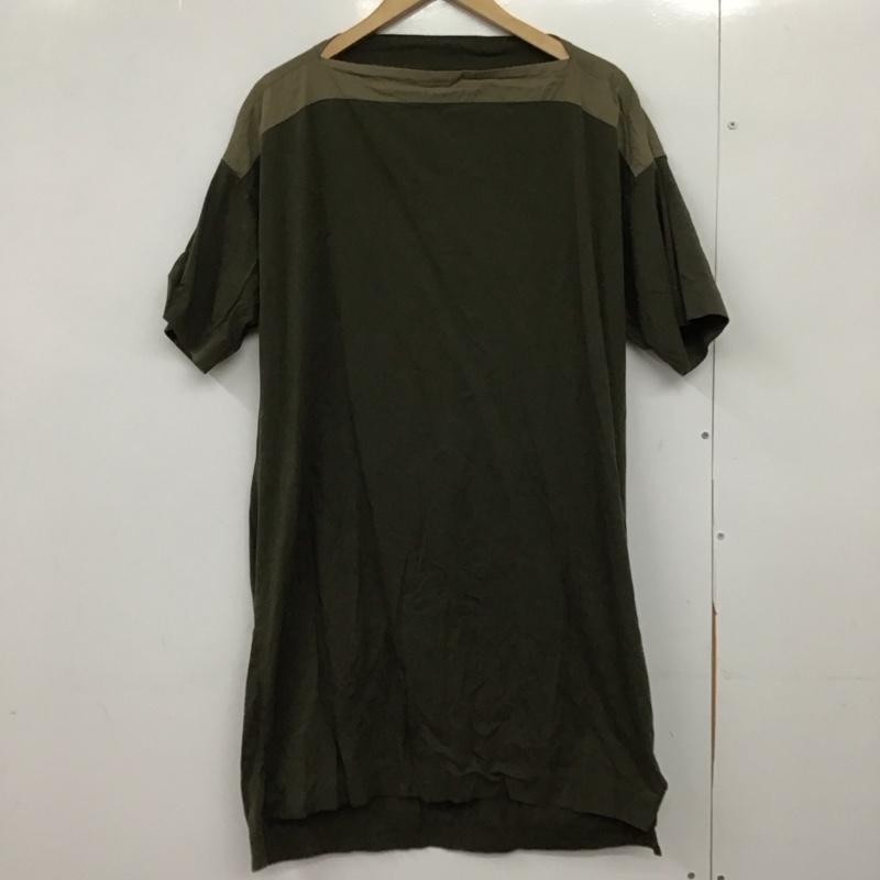 ニコアンド niko and... ワンピース ミニスカート 無地 カーキ / カーキ /  レディース USED 古着 中古 10151078