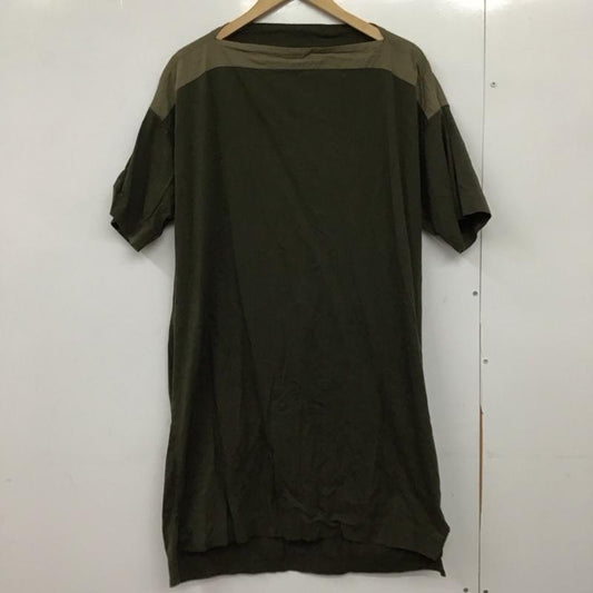 ニコアンド niko and... ワンピース ミニスカート 無地 カーキ / カーキ /  レディース USED 古着 中古 10151078