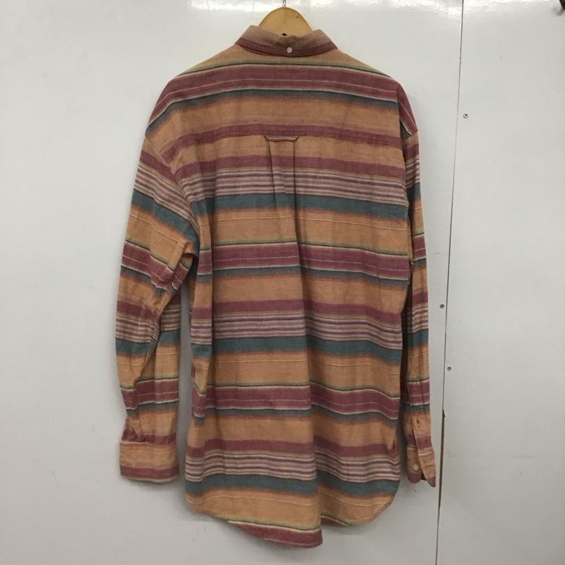 ラルフローレン RALPHLAUREN シャツ、ブラウス 長袖 長袖シャツ ボタンダウンシャツ カラーシャツ XL ボーダー柄 マルチカラー / マルチカラー /  メンズ USED 古着 中古 10147819
