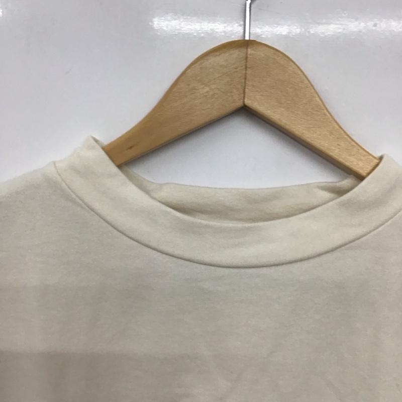 チャンピオン Campion Tシャツ 半袖 M プリント X ロゴ、文字 オフホワイト / オフホワイト /  レディース USED 古着 中古 10150863