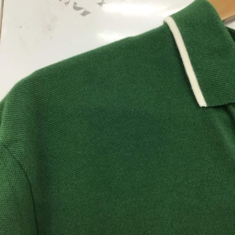 ポロラルフローレン POLO RALPH LAUREN ポロシャツ 半袖 半袖ポロシャツ 半袖カットソー カラーシャツ M ロゴ、文字 緑 / グリーン /  メンズ USED 古着 中古 10129272