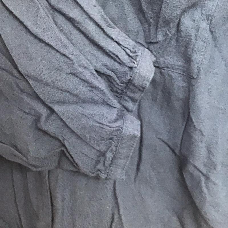 サマンサモスモスブルー Samansa Mos2 blue シャツ、ブラウス 七分袖 FREE 無地 青 / ブルー /  レディース USED 古着 中古 10146758