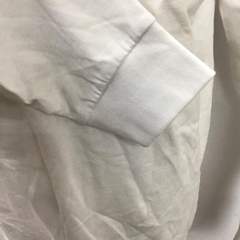 キャンプセブン CAMP7 Tシャツ 長袖 XL ロゴ、文字 X プリント 白 / ホワイト /  メンズ USED 古着 中古 10121885