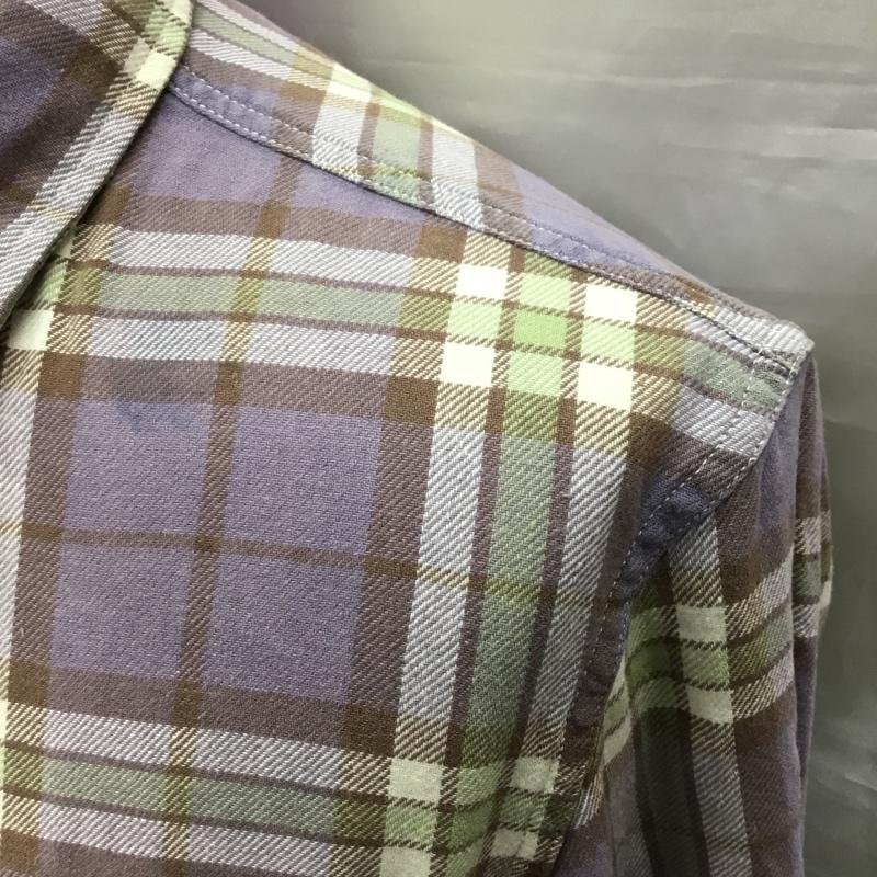 デニム アンド サプライ DENIM & SUPPLY シャツ、ブラウス 長袖 胸ポケット M チェック マルチカラー / マルチカラー /  メンズ USED 古着 中古 10117159