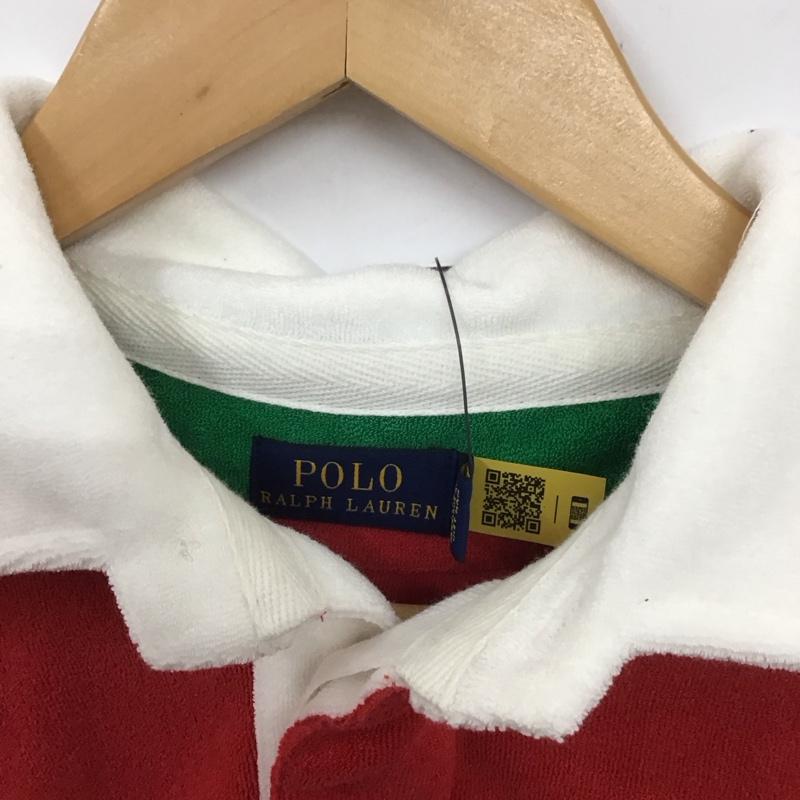 ポロラルフローレン POLO RALPH LAUREN ポロシャツ 長袖 長袖カットソー ポロシャツ ボーダーカットソー M ボーダー柄 マルチカラー / マルチカラー /  メンズ USED 古着 中古 10107355