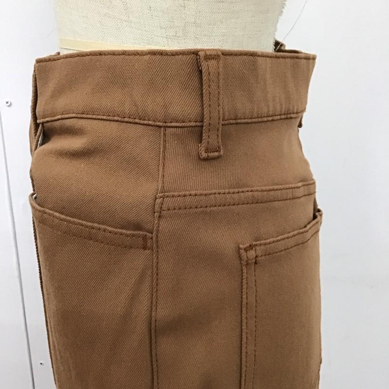 スライ SLY ボトムス ボトムス 030ESZ12-3760 WASH ME HW PINTUCK FLARE PT-E フレアパンツ 26 無地 茶 / ブラウン /  レディース USED 古着 中古 10120147
