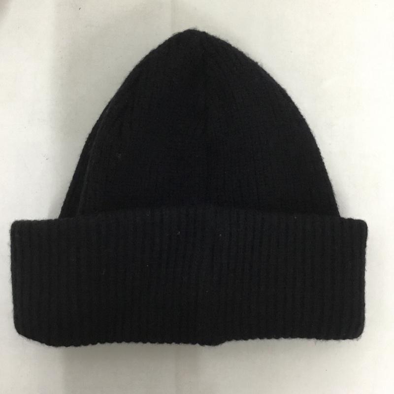 ラストリゾートエービー Last Resort AB 帽子 ニット帽 LR DOUBLE FOLD MERINO BEANIE ロゴ、文字 黒 / ブラック /  メンズ USED 古着 中古 10131363