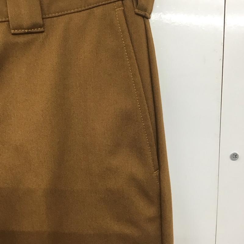 ディッキーズ Dickies パンツ ワークパンツ、ペインターパンツ 144m40wd03 TCツイル デニムテーパード ワイドパンツ 30インチ 無地 茶 / ブラウン /  メンズ USED 古着 中古 10141405