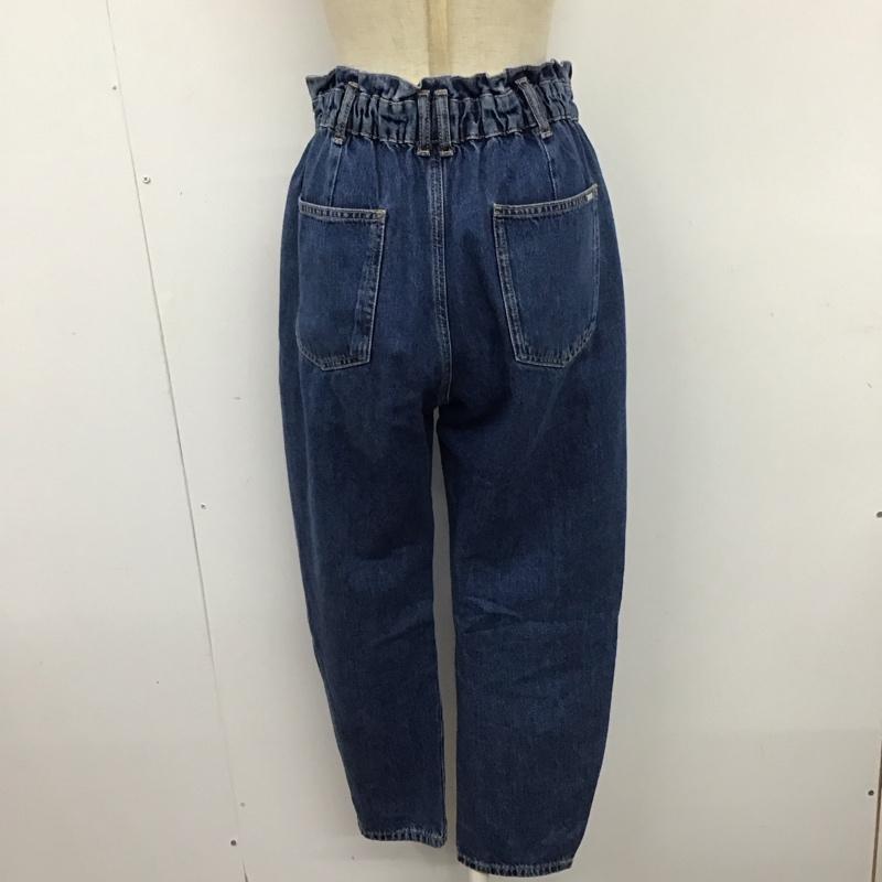 ザラ ZARA パンツ デニム、ジーンズ 5862 152 407 テーパード 無地 青 / ブルー /  レディース USED 古着 中古 10122040