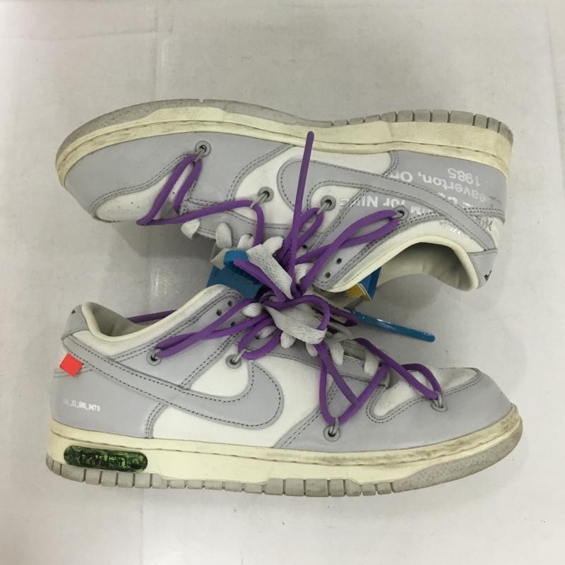 ナイキ NIKE スニーカー スニーカー DM1602 125 DUNK LOW OFF WHITE 25.5cm 箱有 25.5cm ロゴ、文字 灰 / グレー / X 白 / ホワイト /  メンズ USED 古着 中古 10132557