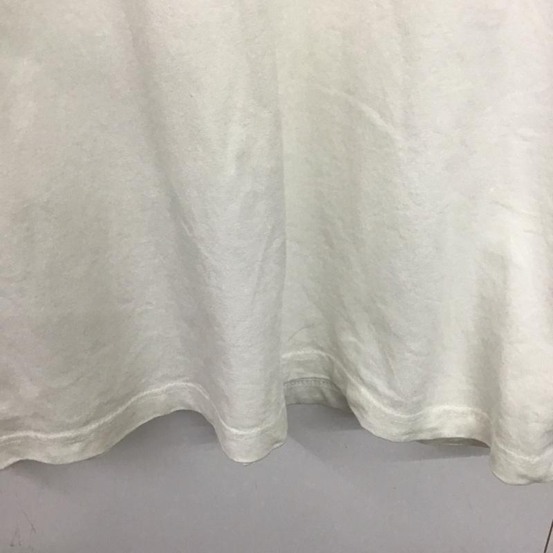 ナイキ NIKE Tシャツ 半袖 半袖カットソー プリントTシャツ クルーネックカットソー L ロゴ、文字 白 / ホワイト /  メンズ USED 古着 中古 10140511