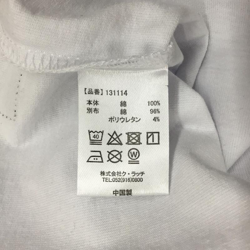 パブリュクス PUBLUX Tシャツ 半袖 半袖カットソー プリントTシャツ クルーネックカットソー L ロゴ、文字 白 / ホワイト /  メンズ USED 古着 中古 10114044
